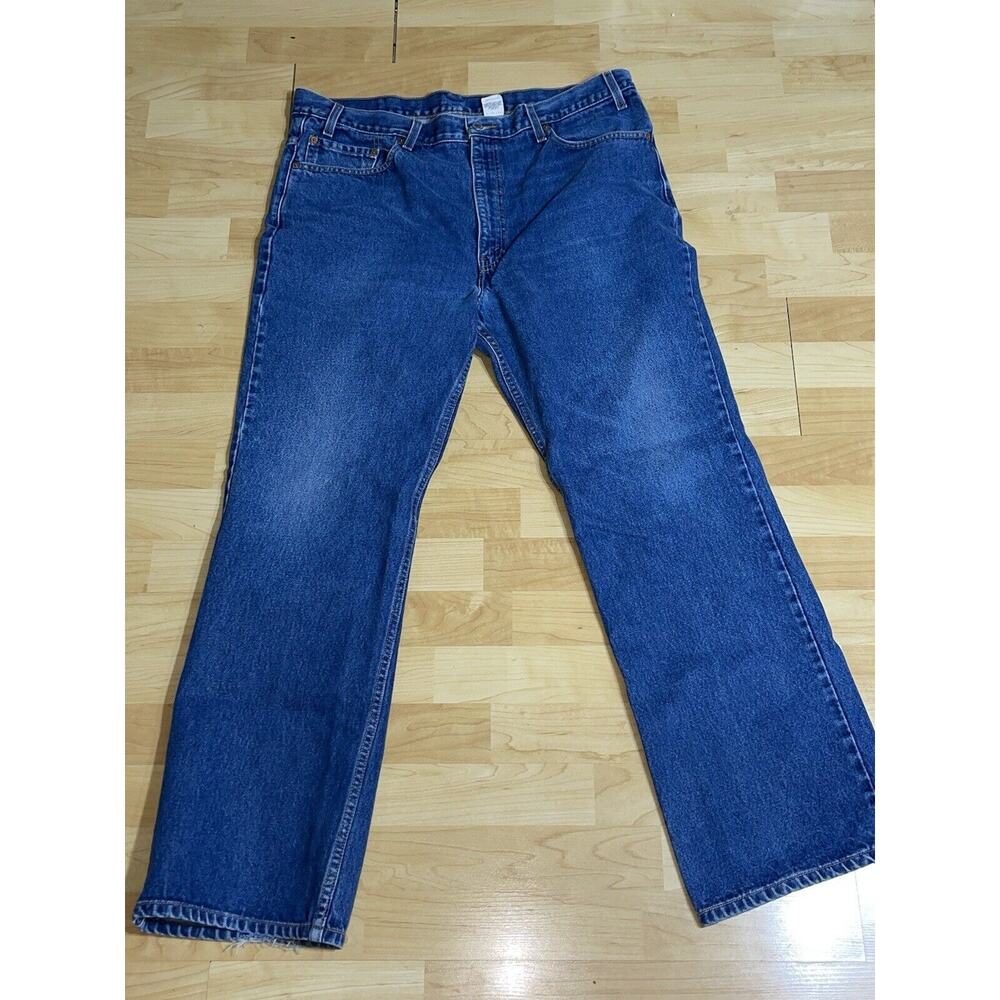 Vintage‎ Levi's 517 Jeans Mens 40x32 Dark Wash Boot Cut 90s Y2K Red Tag